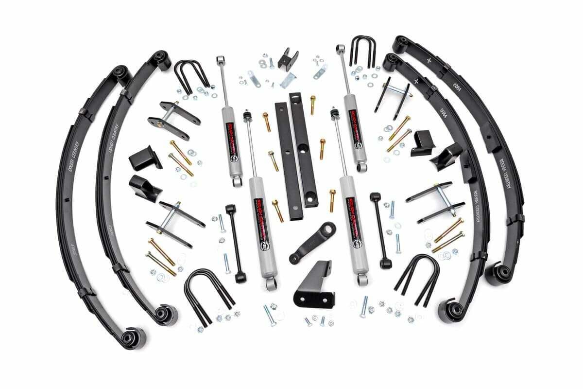 Suspension lift kit for 1987-1995 Jeep Wrangler by Rough Country