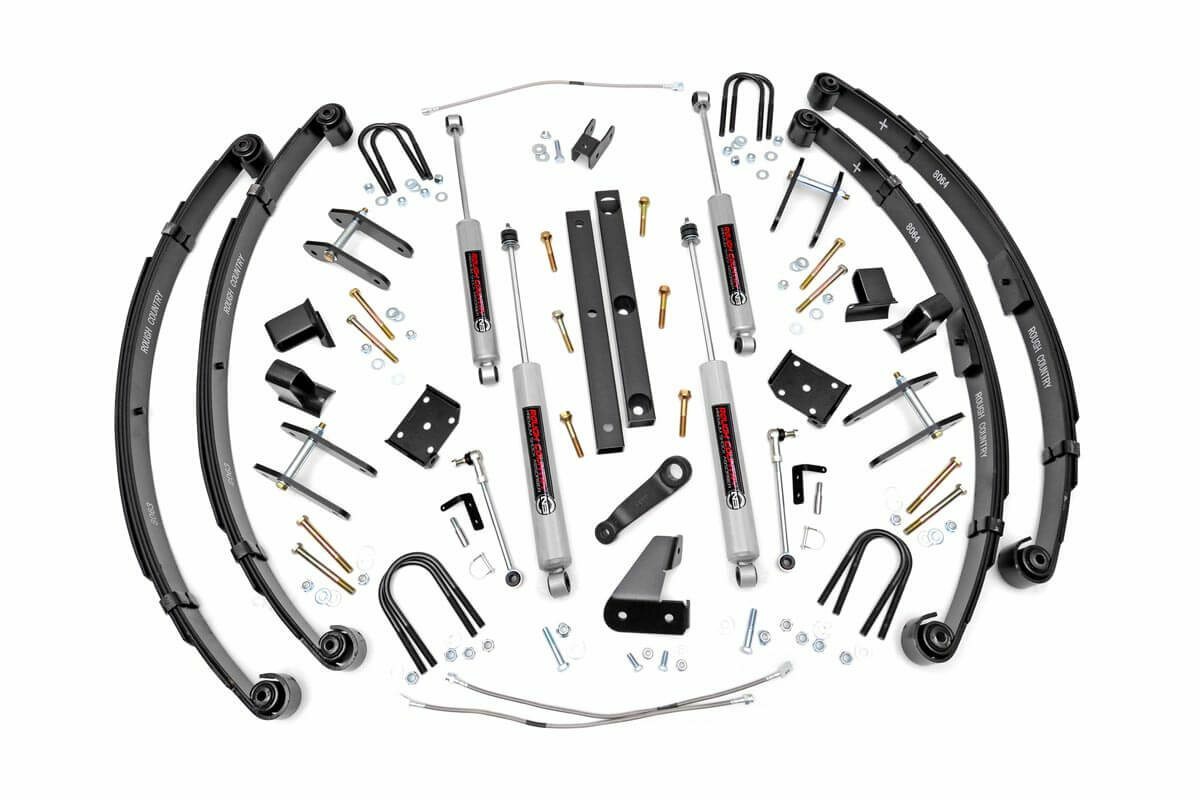 Suspension lift kit for 1987-1995 Jeep Wrangler by Rough Country