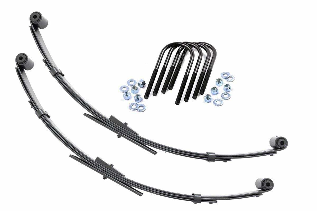 Fits Jeep Wrangler YJ 4WD (1987-1995) Rear Leaf Springs; 2.5" Lift; Pair 8012Kit