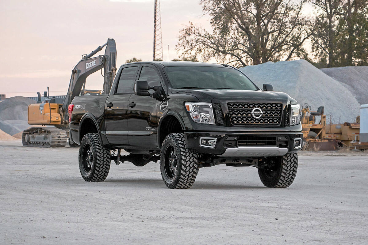 Lift kit for 2017-2024 Nissan Titan by Rough Country