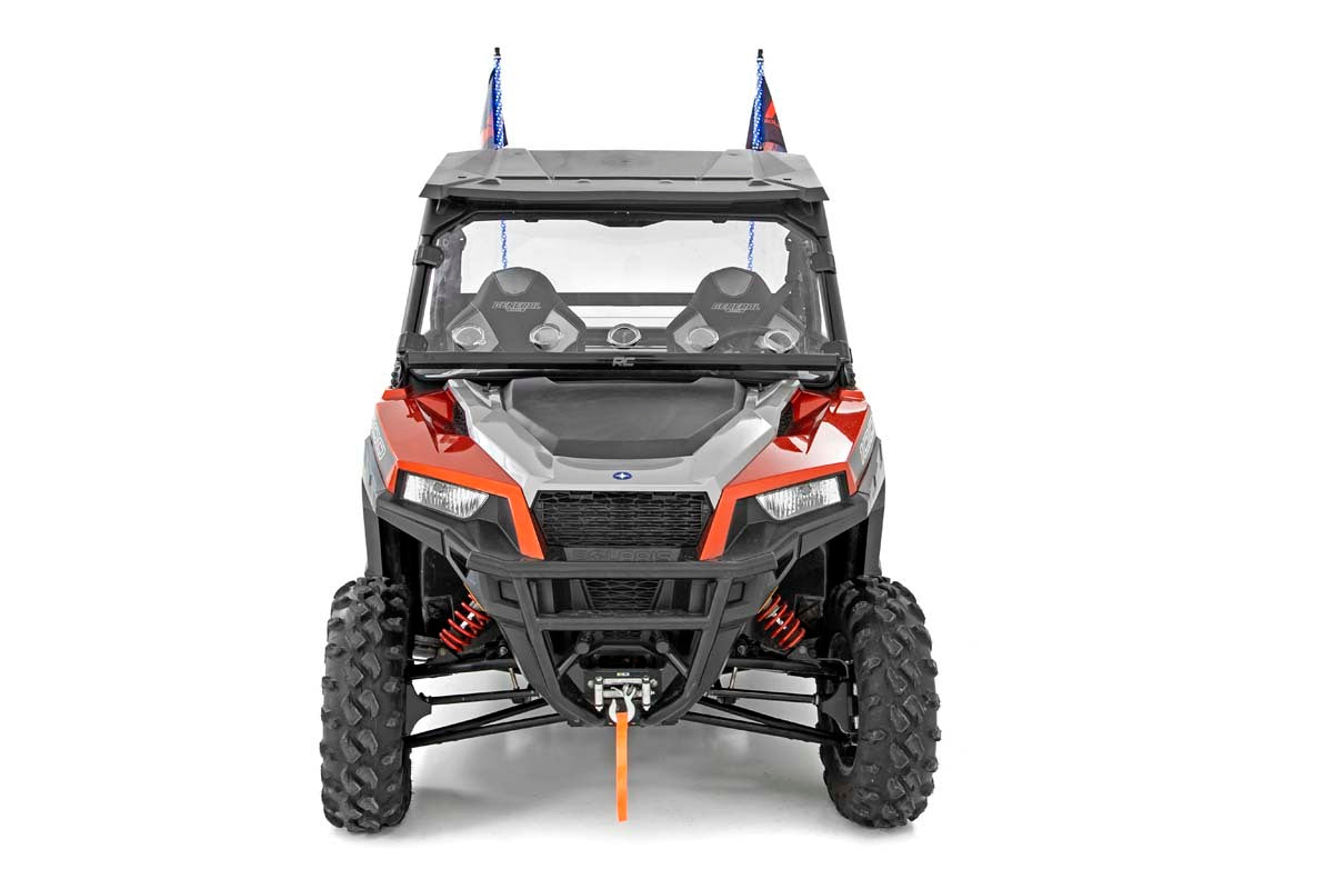 Fits Polaris General Whip Mount Bed 4' Multl-Color LED Whip Pair 93053