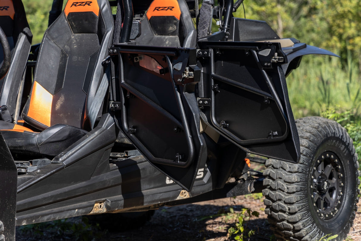 Fits Polaris RZR XP 4 1000 Aluminum Lower Half Doors; Rear; 93121