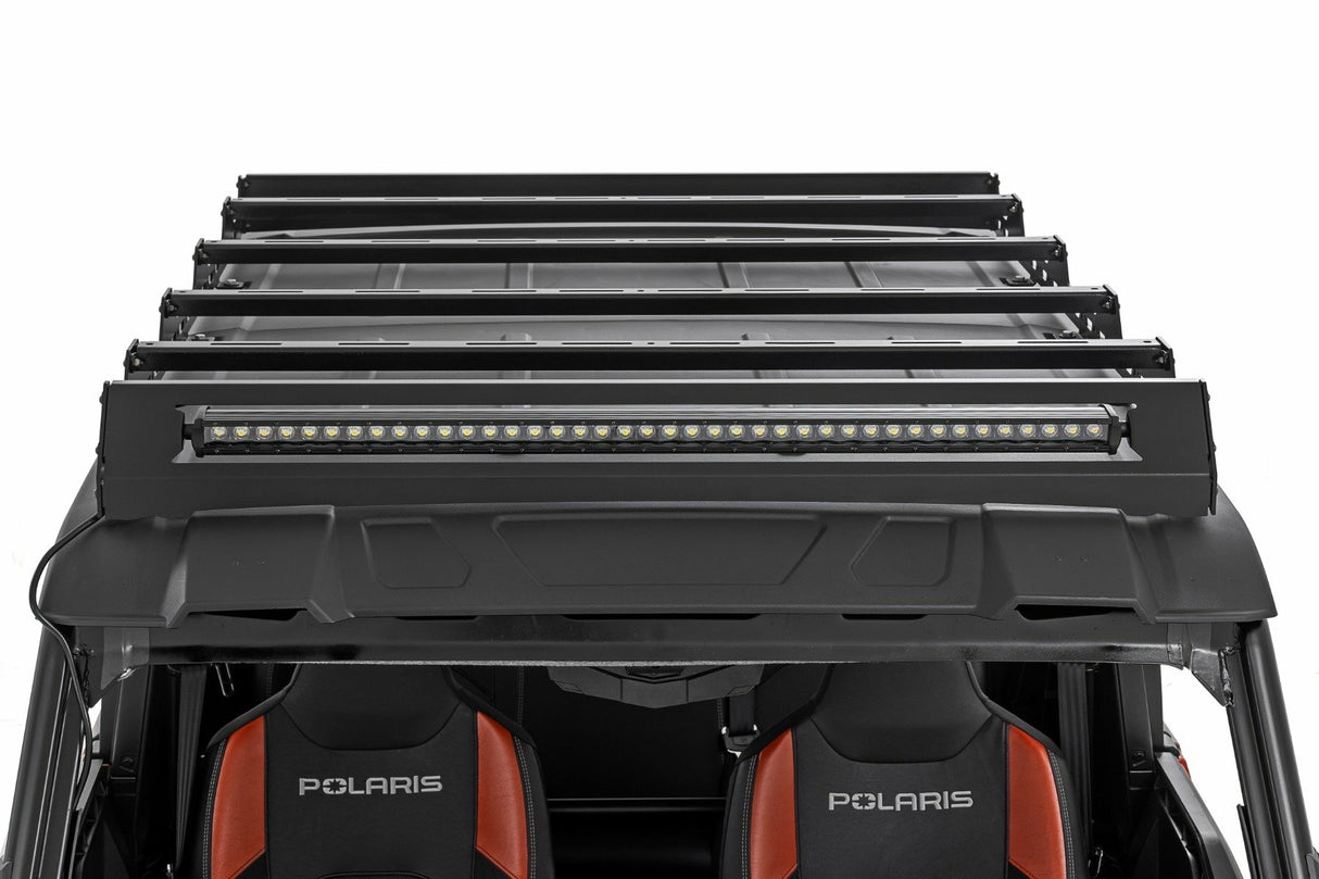 Fits Polaris XPEDITION ADV 5 Roof Rack; 40" Black Single Row; 93172