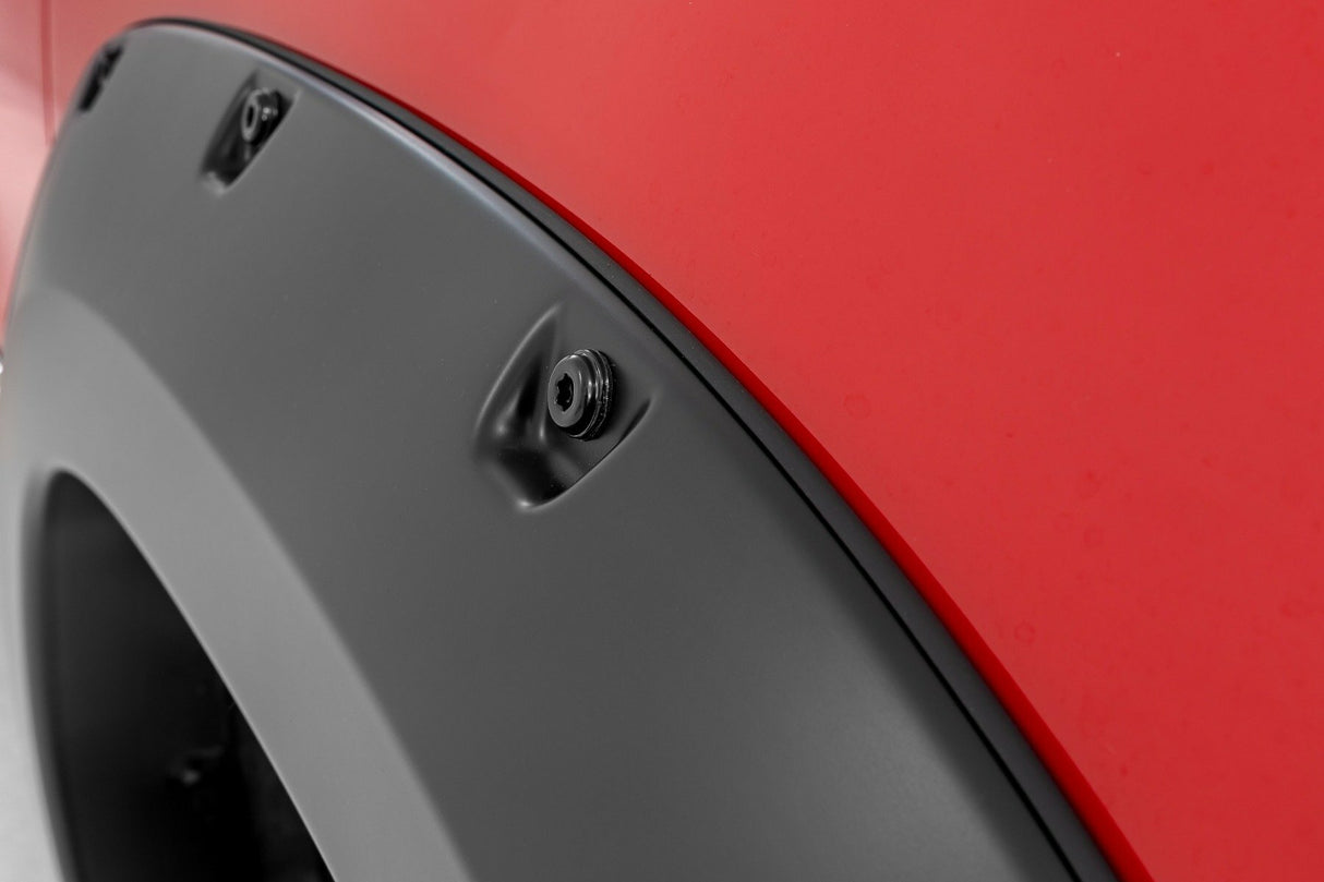 Fits Ram 1500 (2019-2024) Pocket Fender Flares PX8 Black Crystal F-D10914A-PX8