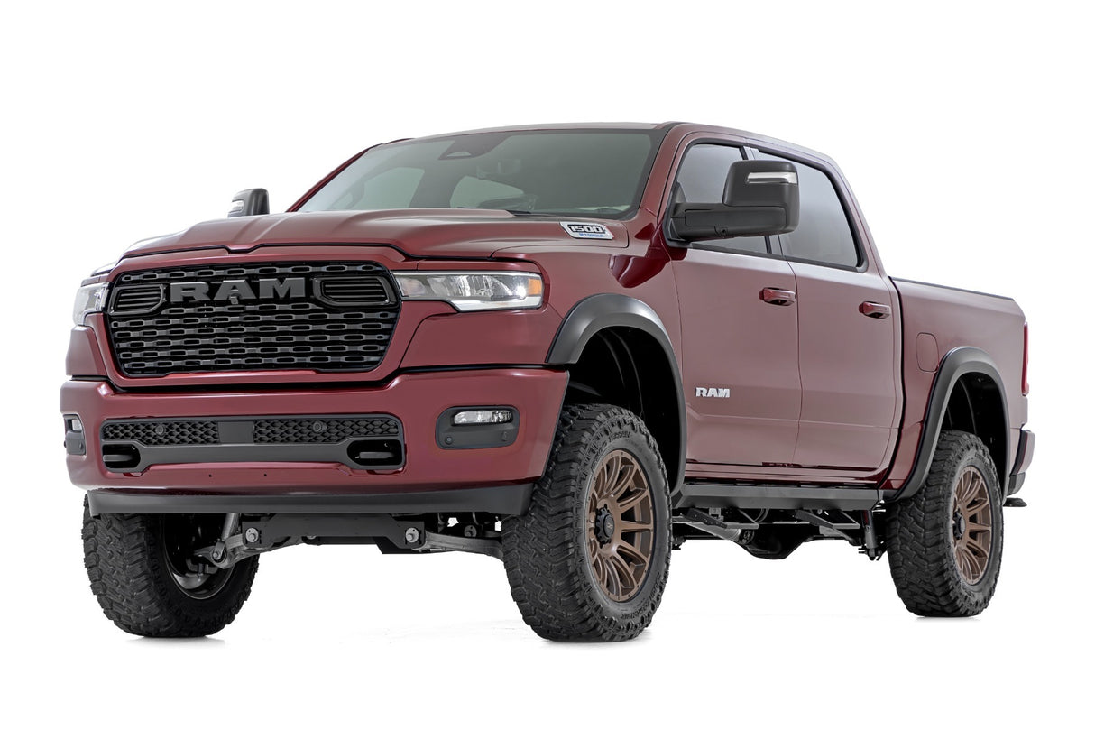Fits Ram 1500 2WD/4WD (2025) Fender Flares; Sport; Gloss Black; S-D319205-RCGB