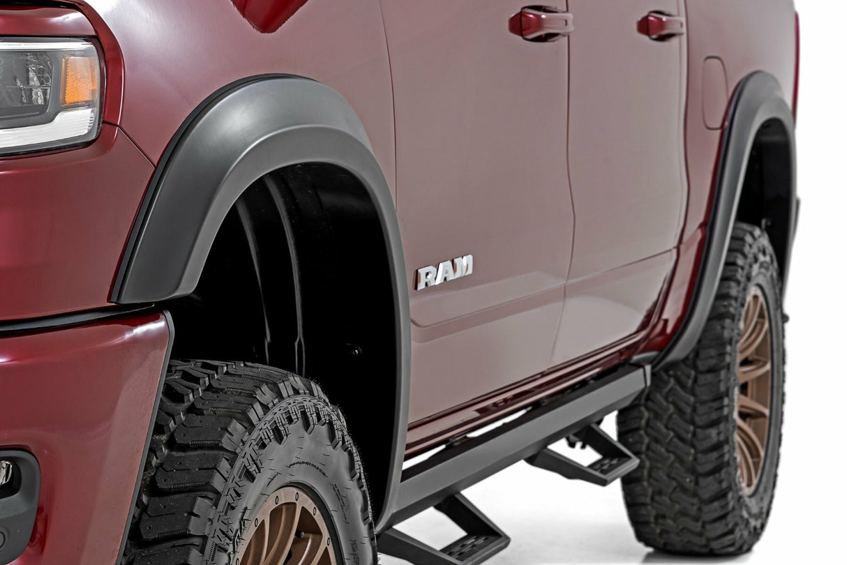 Fits Ram 1500 2WD/4WD (2025) Fender Flares; Sport; Gloss Black; S-D319205-RCGB