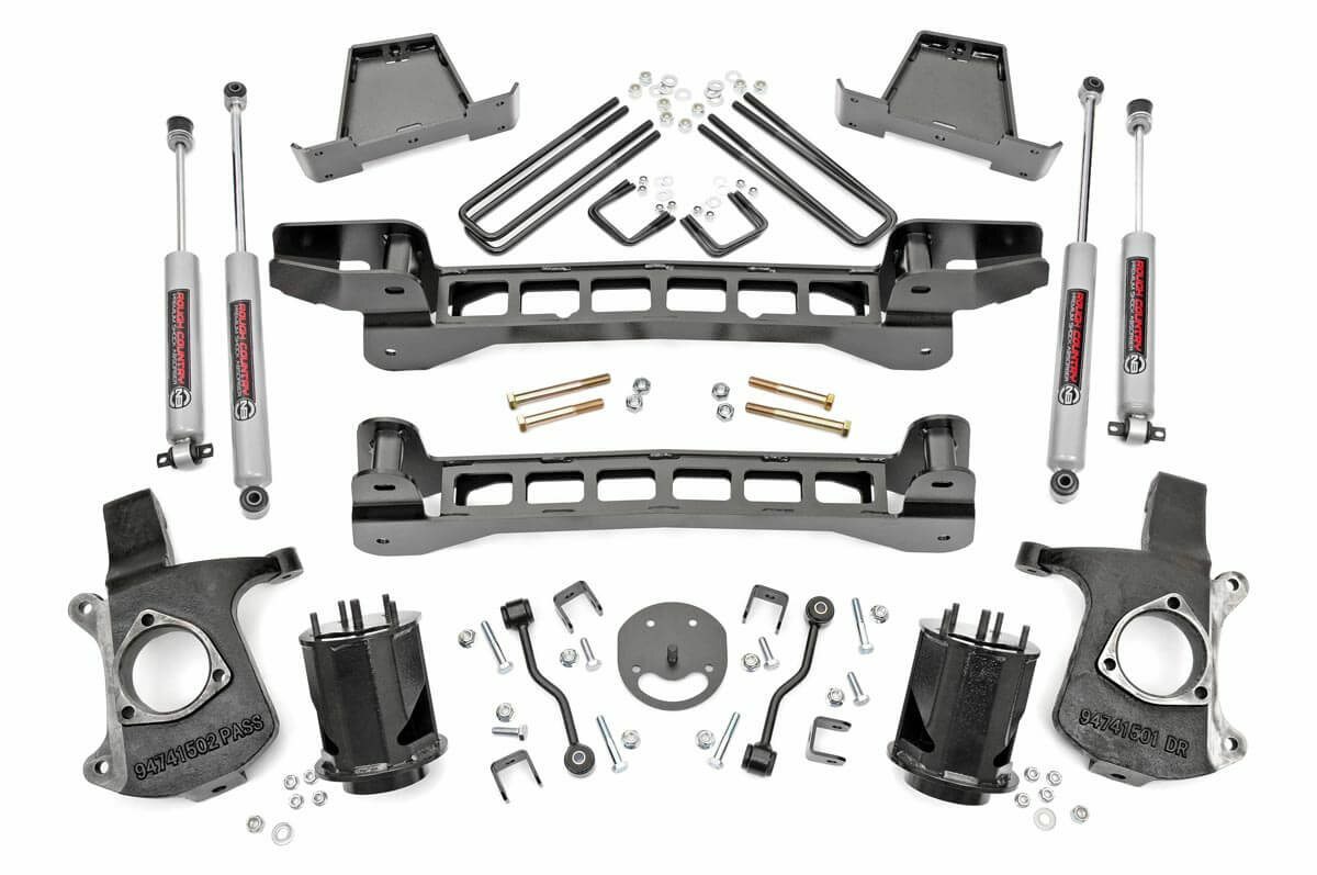 Fits Silverado & Sierra 1500 2WD(1999-2006 & Classic) 6" Lift Kit 23420