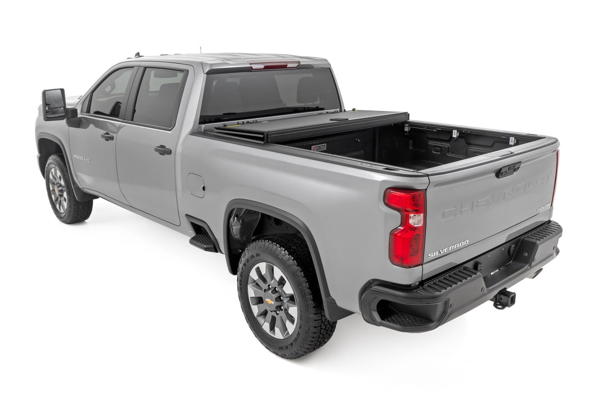Fits Silverado/Sierra 2500HD(20-24) Tri-Fold for Silverado by Rough Country