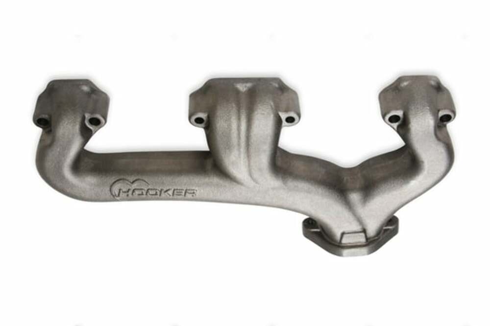 Hooker Fits Small Block Chevy, Raised D-Port, 2.5", Natural, Exhaust Manifolds 8527HKR