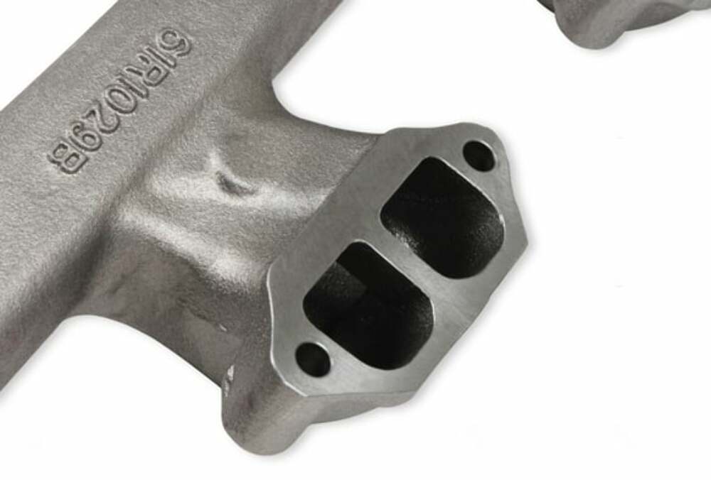 Hooker Fits Small Block Chevy, Raised D-Port, 2.5", Natural, Exhaust Manifolds 8527HKR