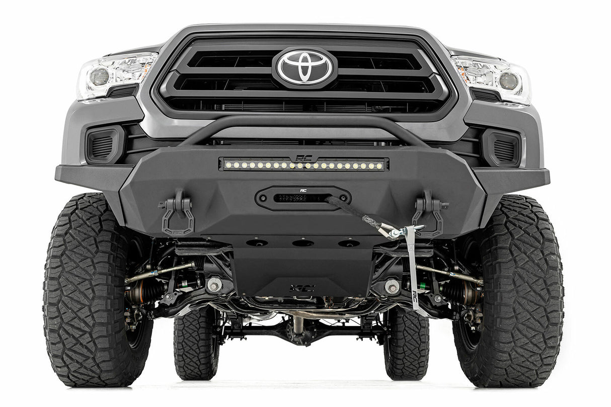 Fits Tacoma(16-23) Front Bumper High Clearance Hybrid 20" Blk DRL LED 10725