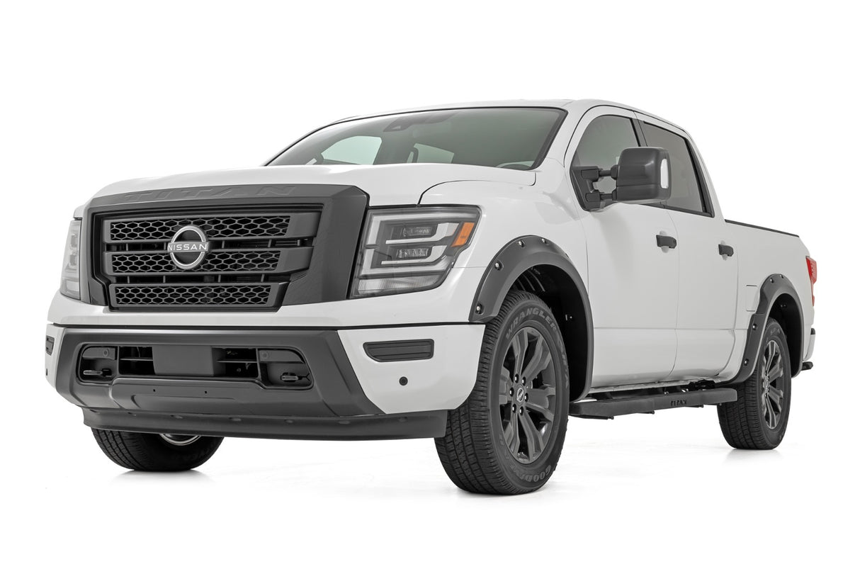 Fits Titan(2017-24) Pocket Fender Flares G41 Magnetic Black F-N101705A-G41