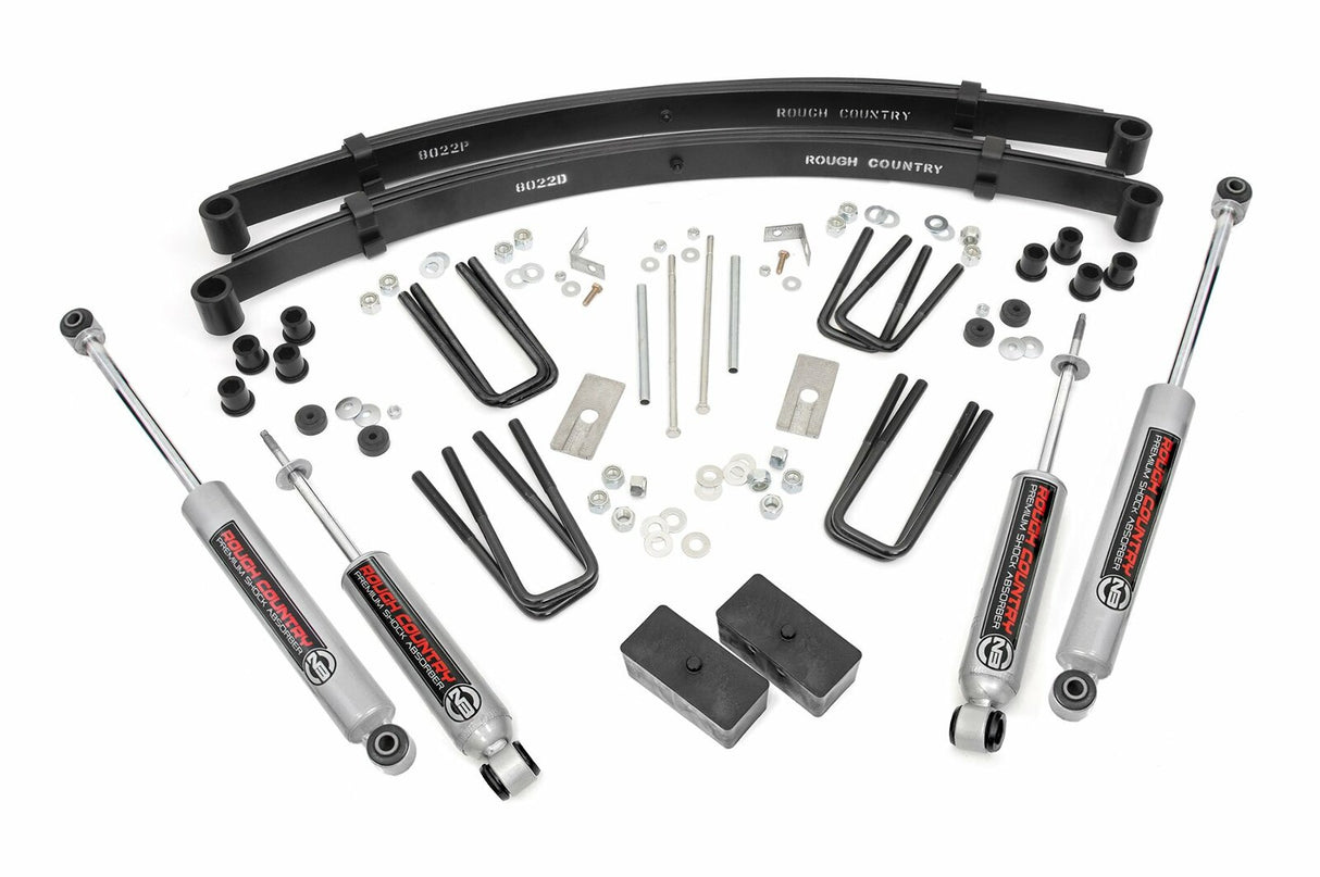 Fits Toyota Truck 4WD (1979-1983) 3 Inch Lift Kit; 700N3