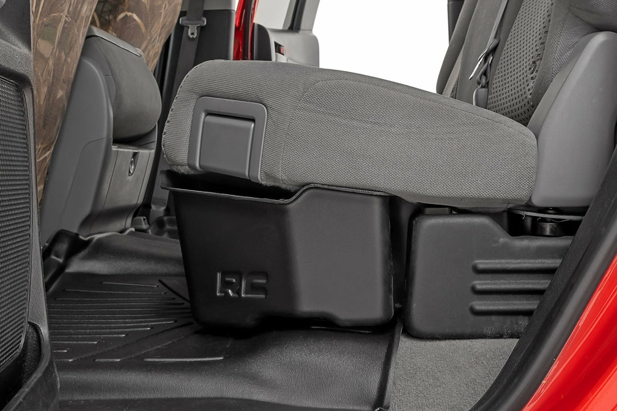 Fits Toyota Tundra 2WD/4WD (2007-2021) Under Seat Storage; Double Cab; RC09511