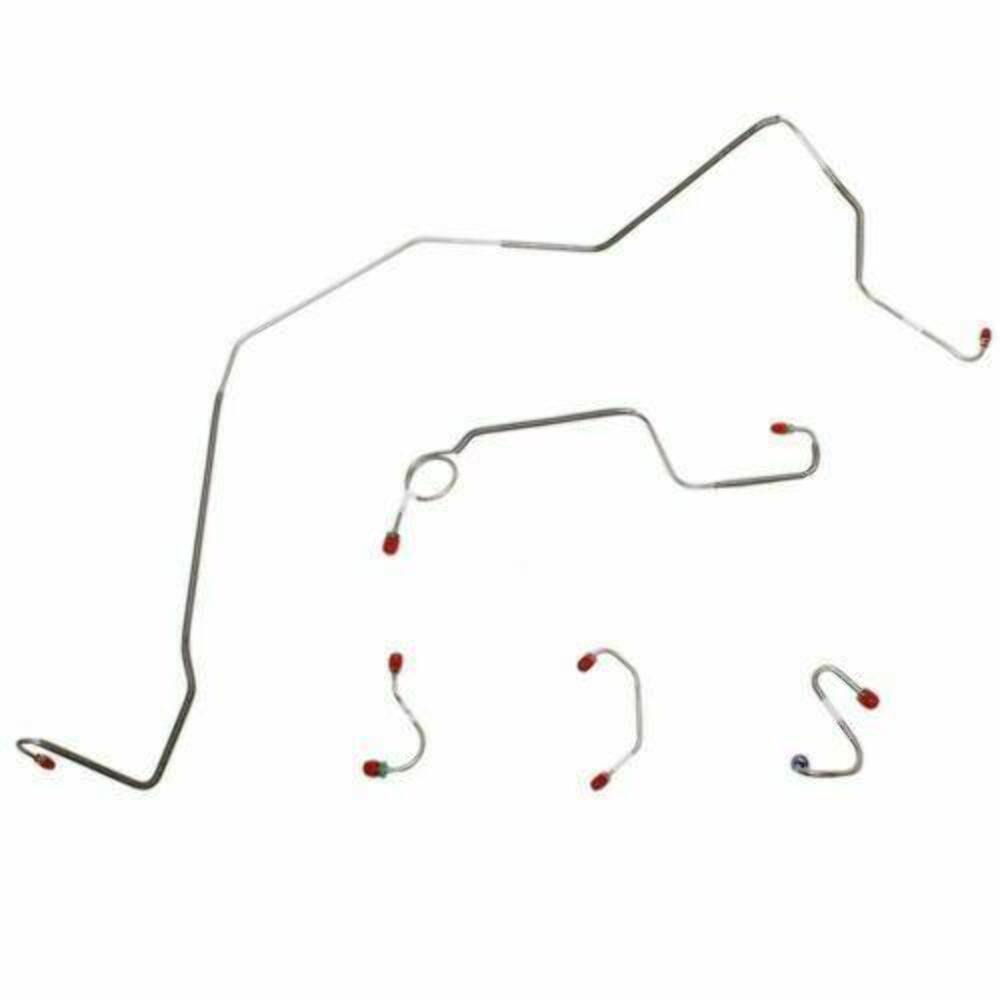 Front Brake Line Kit for 1967-1968 Pontiac Firebird disc brakes stainless steel