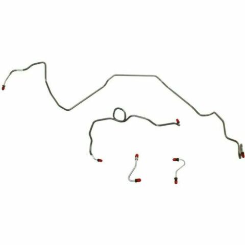89-92 Chevrolet Camaro Front Brake Line Kit 6 Cyl Steel FKT8901OM