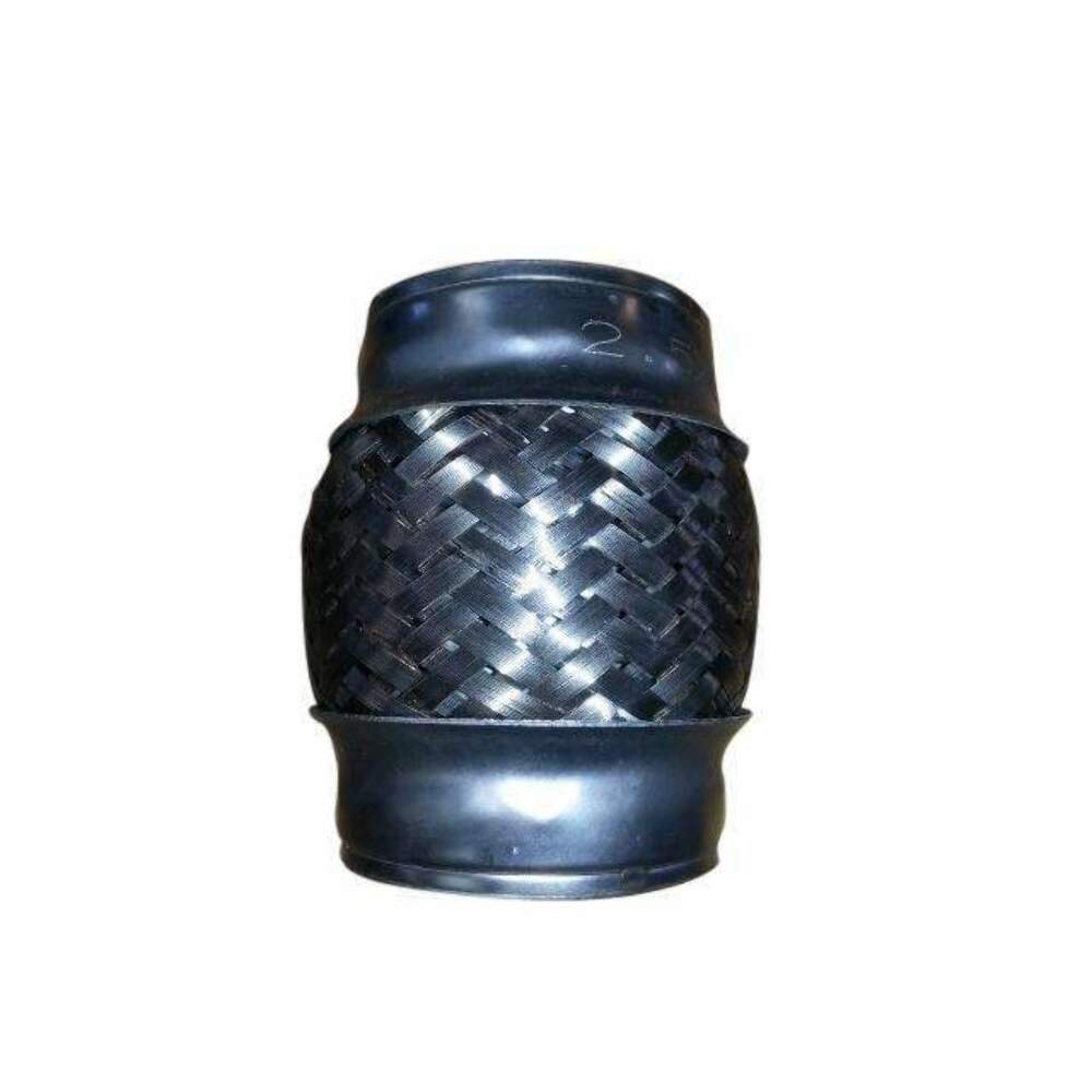 Exhaust flex pipe 2 1/2 x 4 Flex Pipes Blank Inter-braided Ends Rol 2 1/2 inch inlet/outlet stainless steel mesh