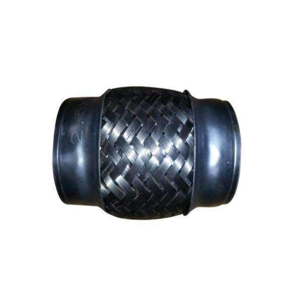 Exhaust flex pipe 2 1/2 x 4 Flex Pipes Blank Inter-braided Ends Rol 2 1/2 inch inlet/outlet stainless steel mesh