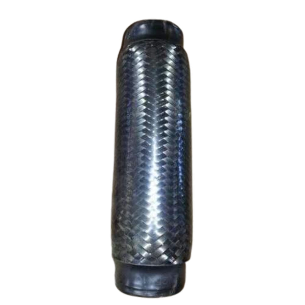 Exhaust flex pipe 2 1/4 x 10 Flex Pipes Blank Interbraided Ends Rol 2 1/4 inch inlet/outlet stainless steel mesh