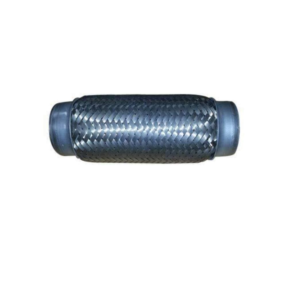 Exhaust flex pipe 2 1/4 x 8 Flex Pipes, Blank Inter-braided Ends. Rol 2 1/4 inch inlet/outlet stainless steel mesh
