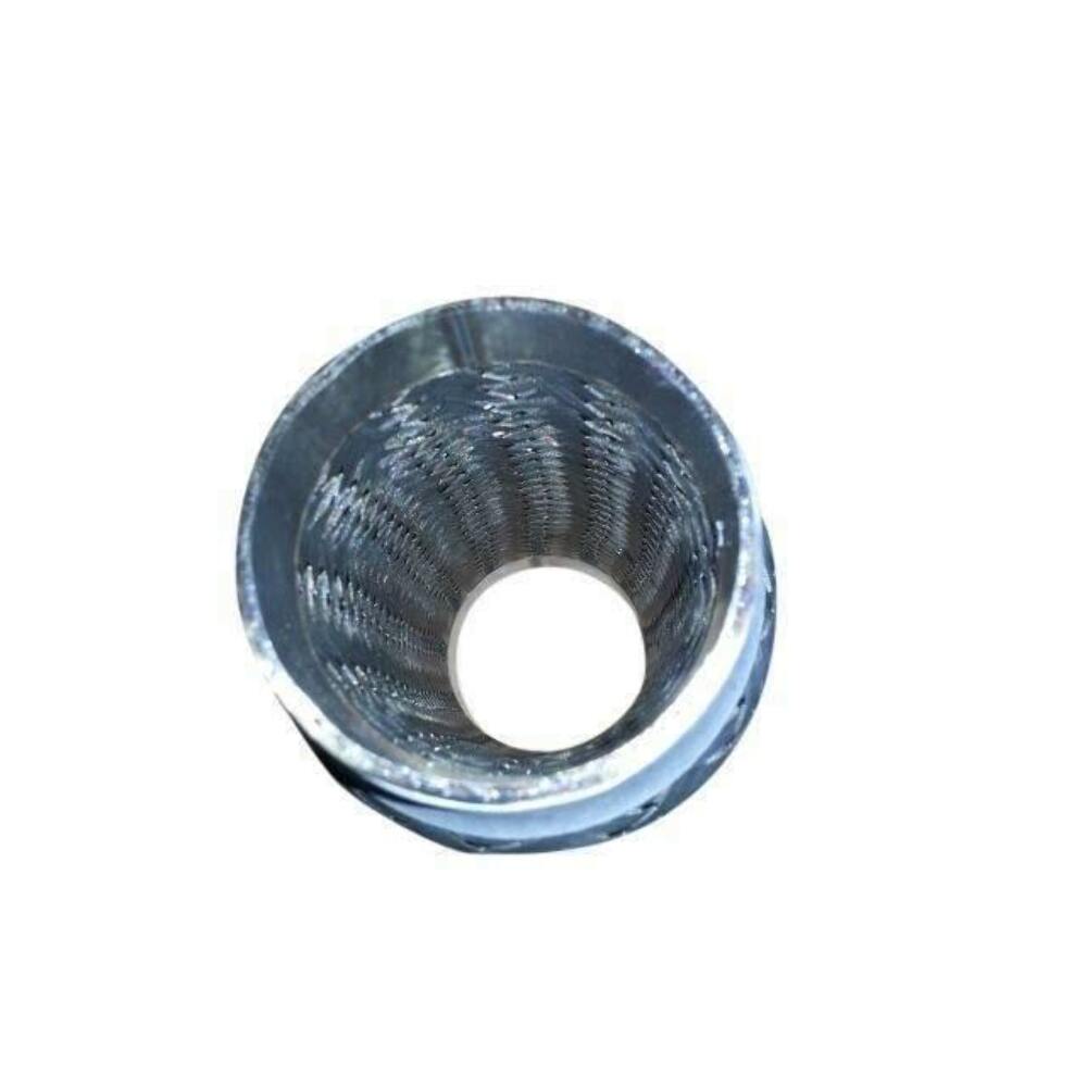 Exhaust flex pipe 2 x 6 Flex Pipes Blank Inter-braided Ends Rol 2 inch inlet/outlet stainless steel mesh