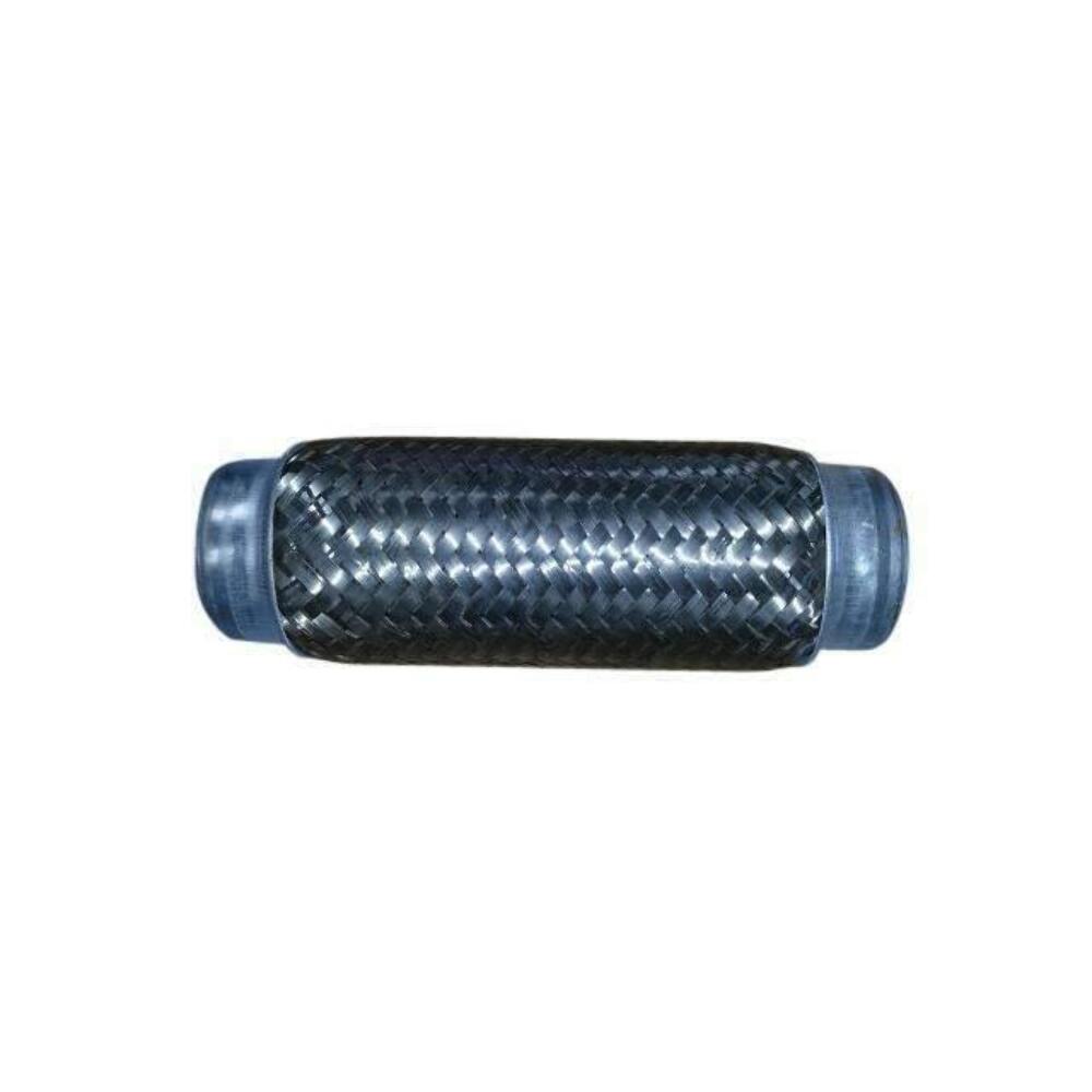 Exhaust flex pipe 2 x 8 Flex Pipes Blank Inter-braided Ends Rol 2 inch inlet/outlet stainless steel mesh