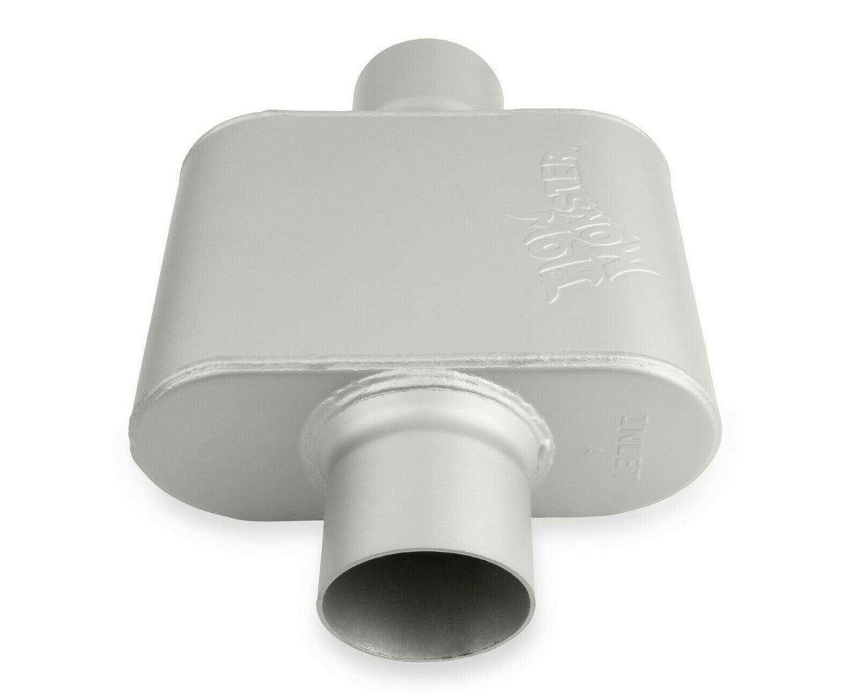 1-Chamber Muffler 43010-FM 3.00 Center Inlet / 3.00 Center Outlet performance muffler