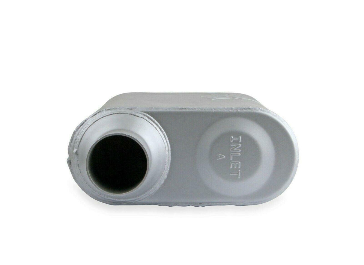 2-Chamber Muffler 42443-FM 2.25 Offset Inlet/2.25 Offset Outlet performance muffler