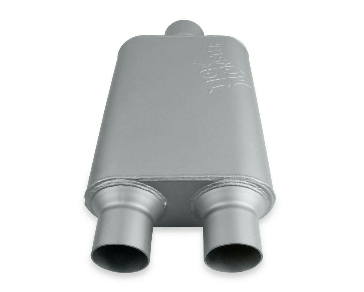 2-Chamber Muffler 425403-FM 2.50 Dual Inlet / 3.00 Center performance muffler