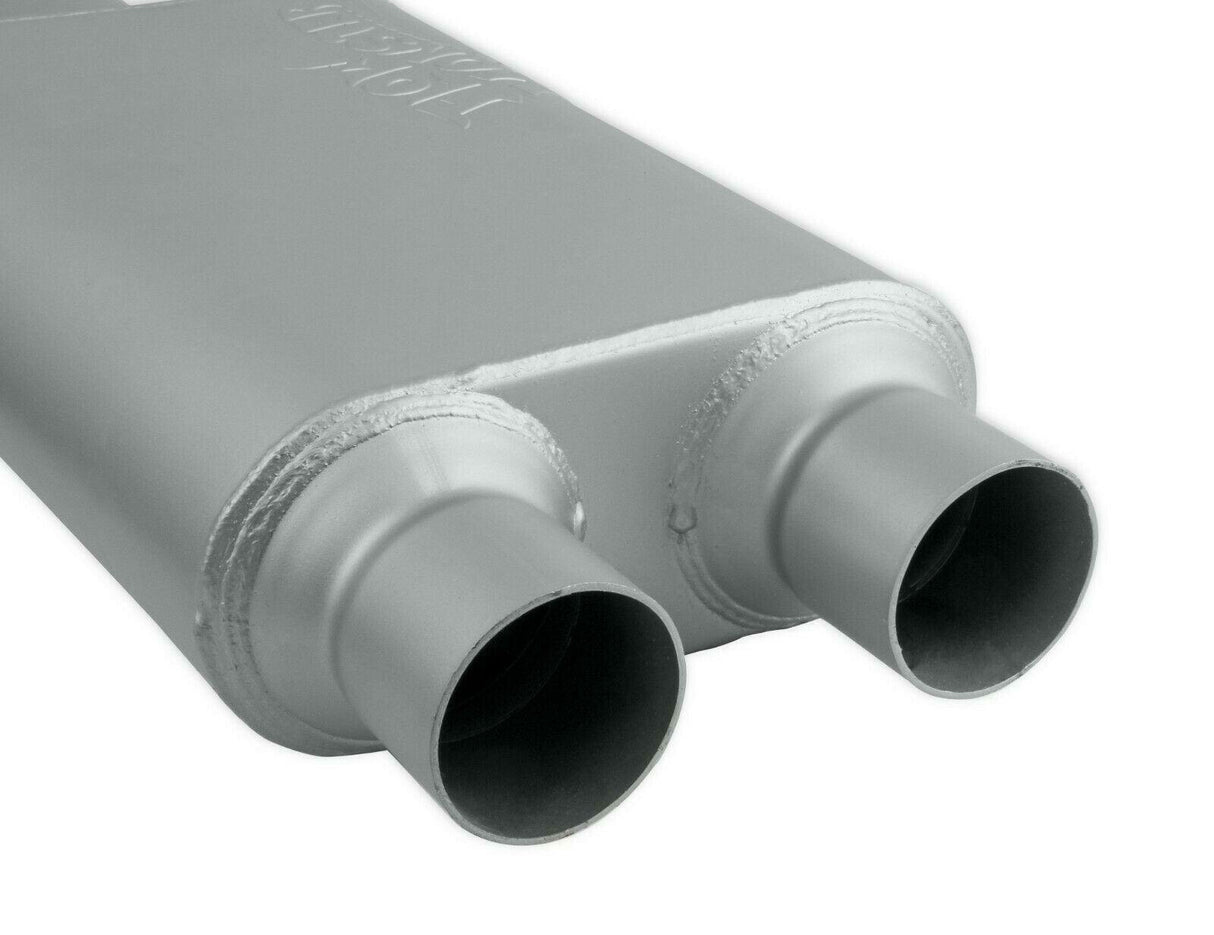 2-Chamber Muffler 425403-FM 2.50 Dual Inlet / 3.00 Center performance muffler
