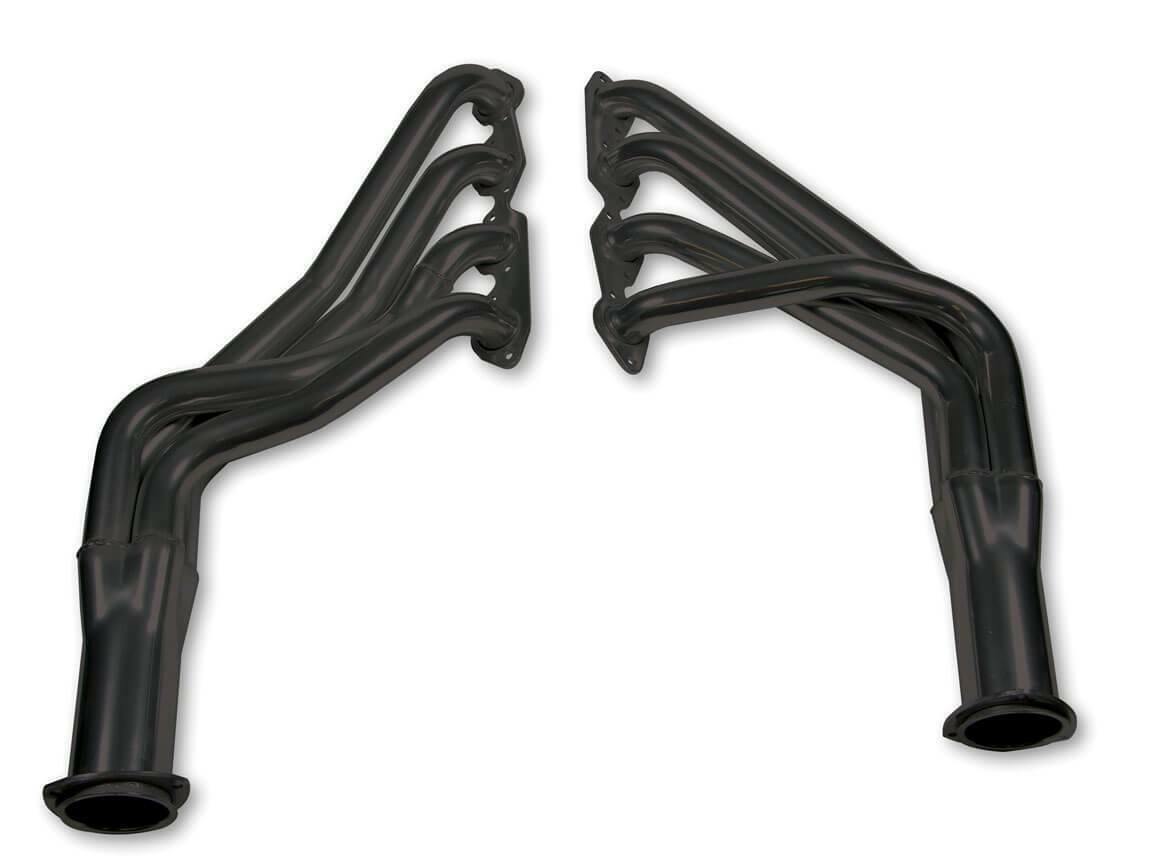 Long Tube Header - Black Paint - 11132FLT performance headers Camaro