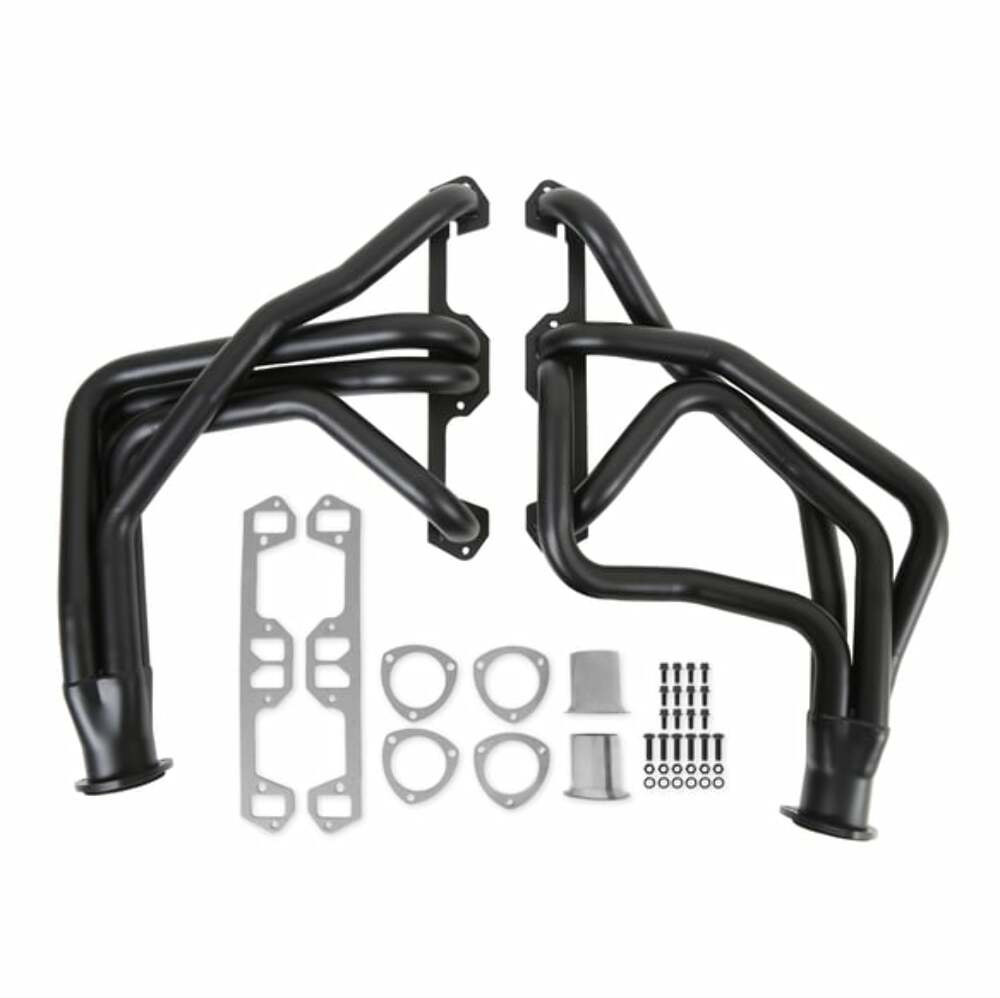 Long Tube Header - Black Paint - 13500FLT performance headers Charger