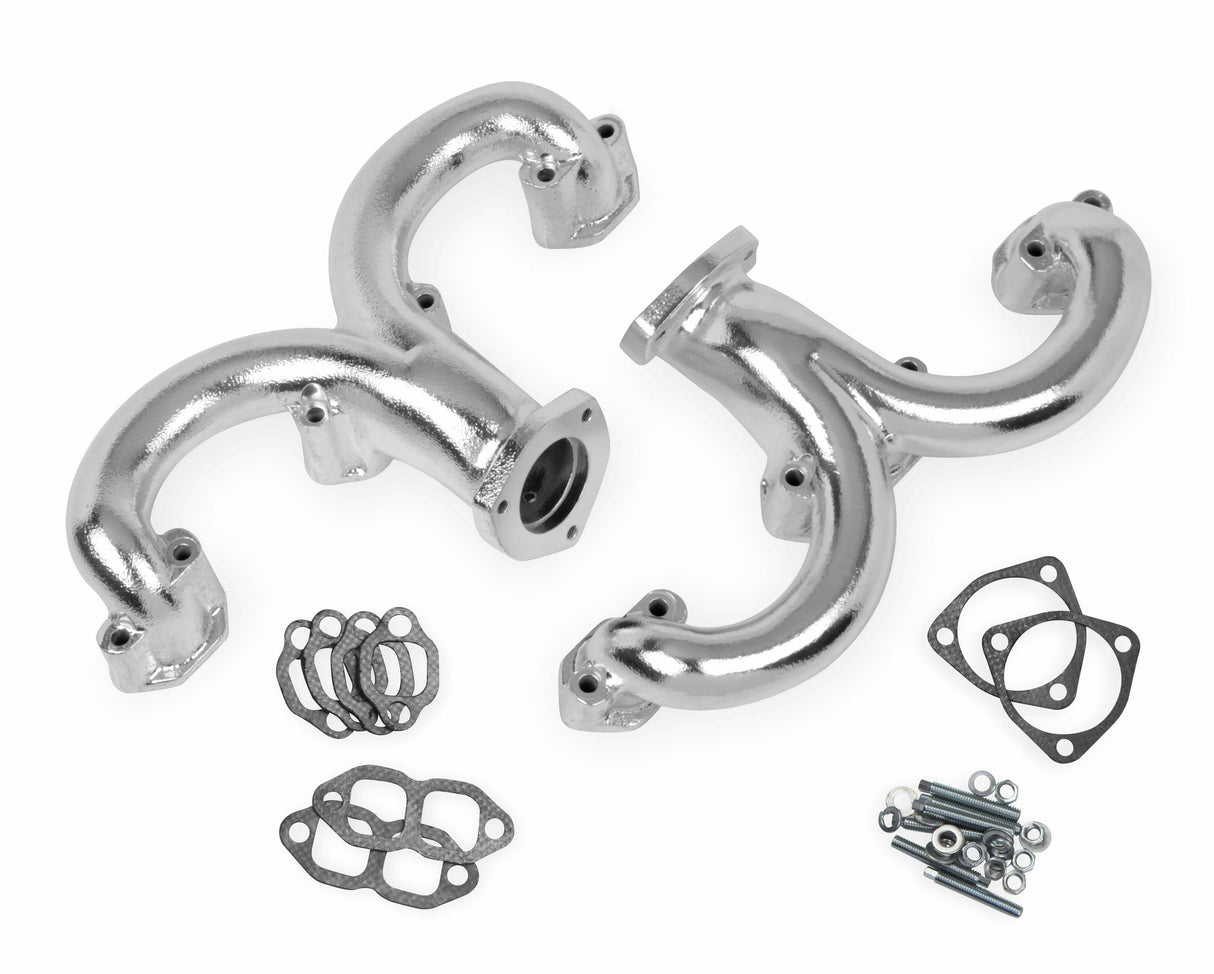 Rams Horn Exhaust Manifolds - Ceramic Coated - 11704-1FLT performance headers aluminum