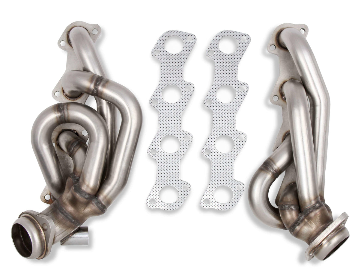 Shorty Headers 4.6L- Natural Finish - 12148FLT performance headers polished stainless steel