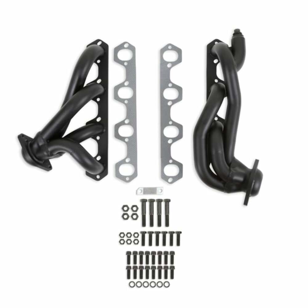 Shorty Headers - Black Painted - 91628FLT performance headers