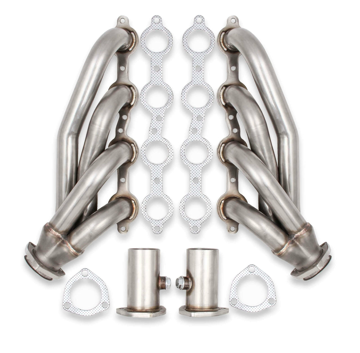 Shorty Headers - Natural Finish - 11575FLT performance headers Camaro Corvette polished stainless steel