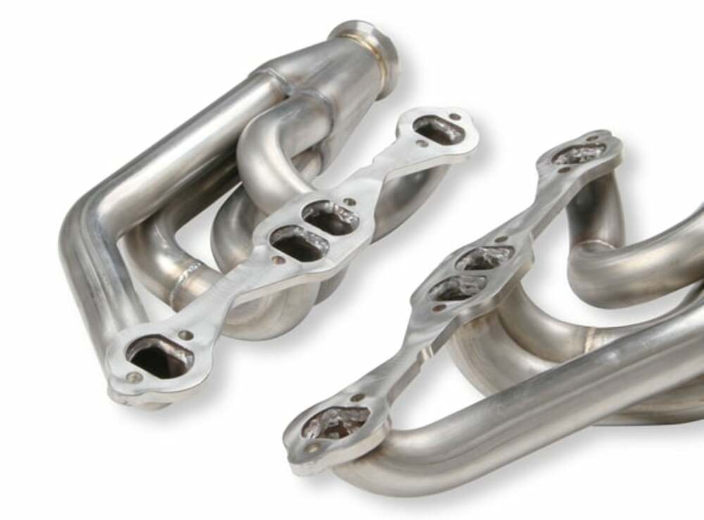 Small Block Chevy Turbo Headers - Natural Finish - 11569FLT performance headers