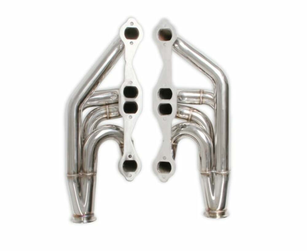 Small Block Chevy Turbo Headers - Polished Finish - 11573FLT performance headers
