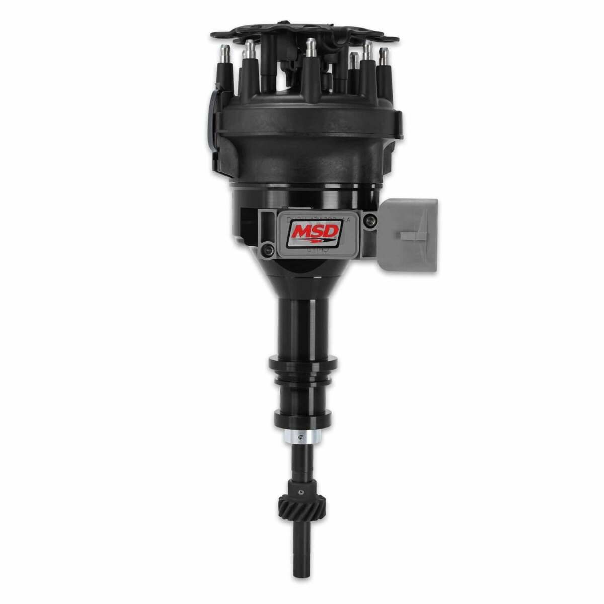 MSD ignition distributor for 1986-1993 Ford Mustang black polished steel anodized 84563