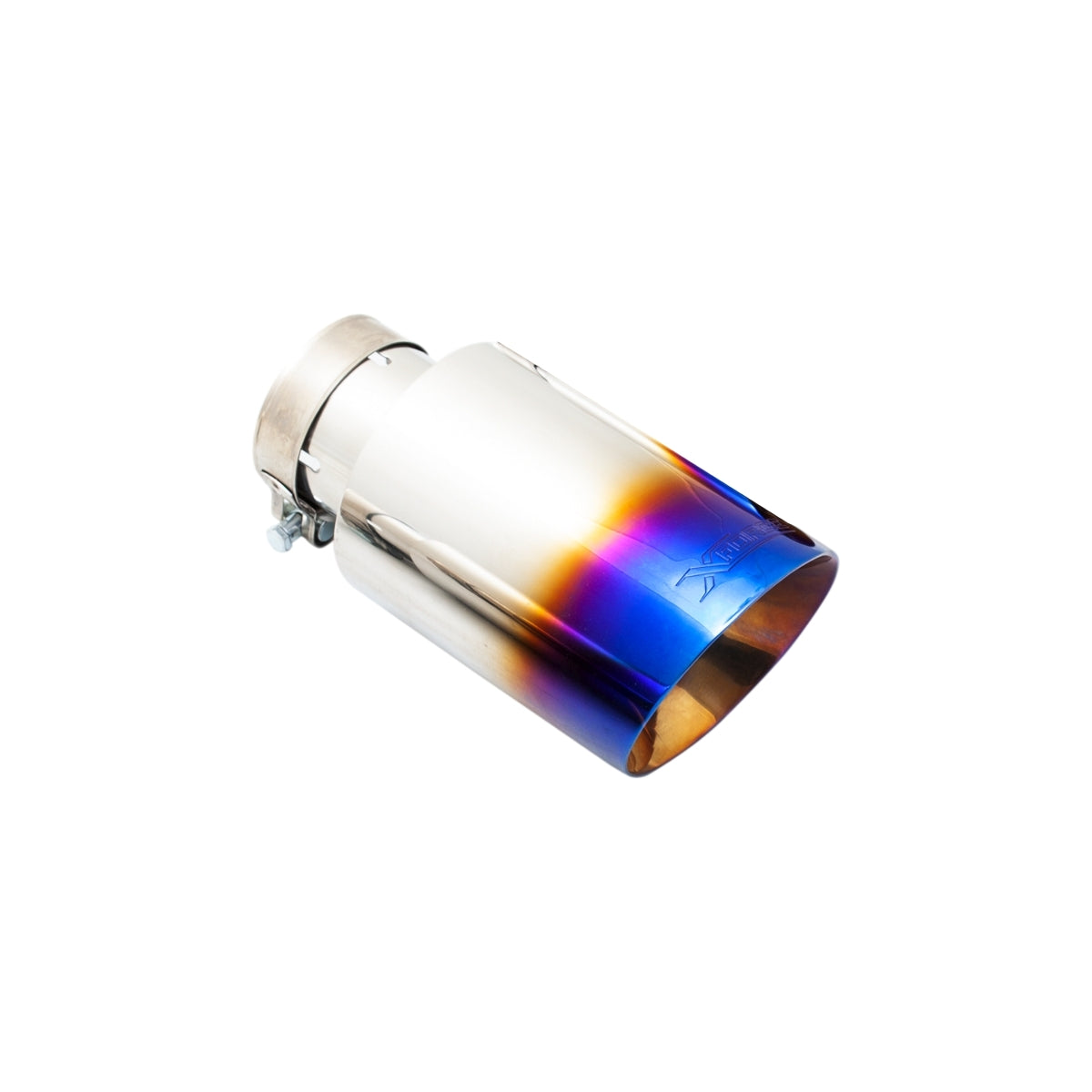 Ford Bronco Blue Round Angle Cut Tip (fit Xforce catback only) ESFB21BLUTIP