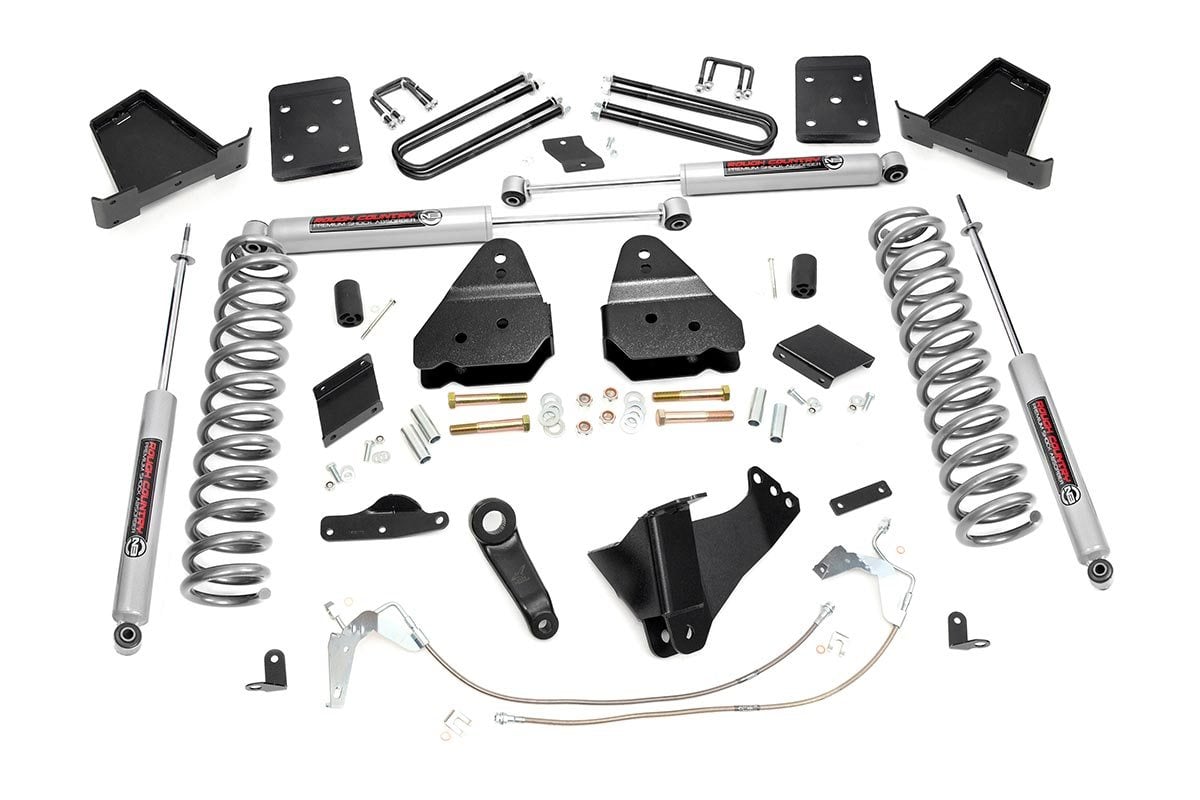 2011-2014 Ford F-250 Super Duty 6 Inch Lift Kit - Gas - OVLD - Ford F-250 Super Duty 4WD (2011-2014) - 566.2