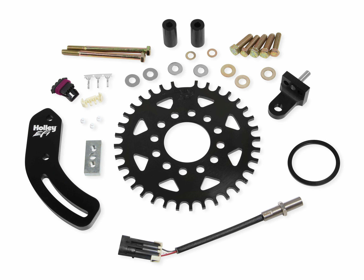 Hooker performance muffler black aluminum kit-556-115