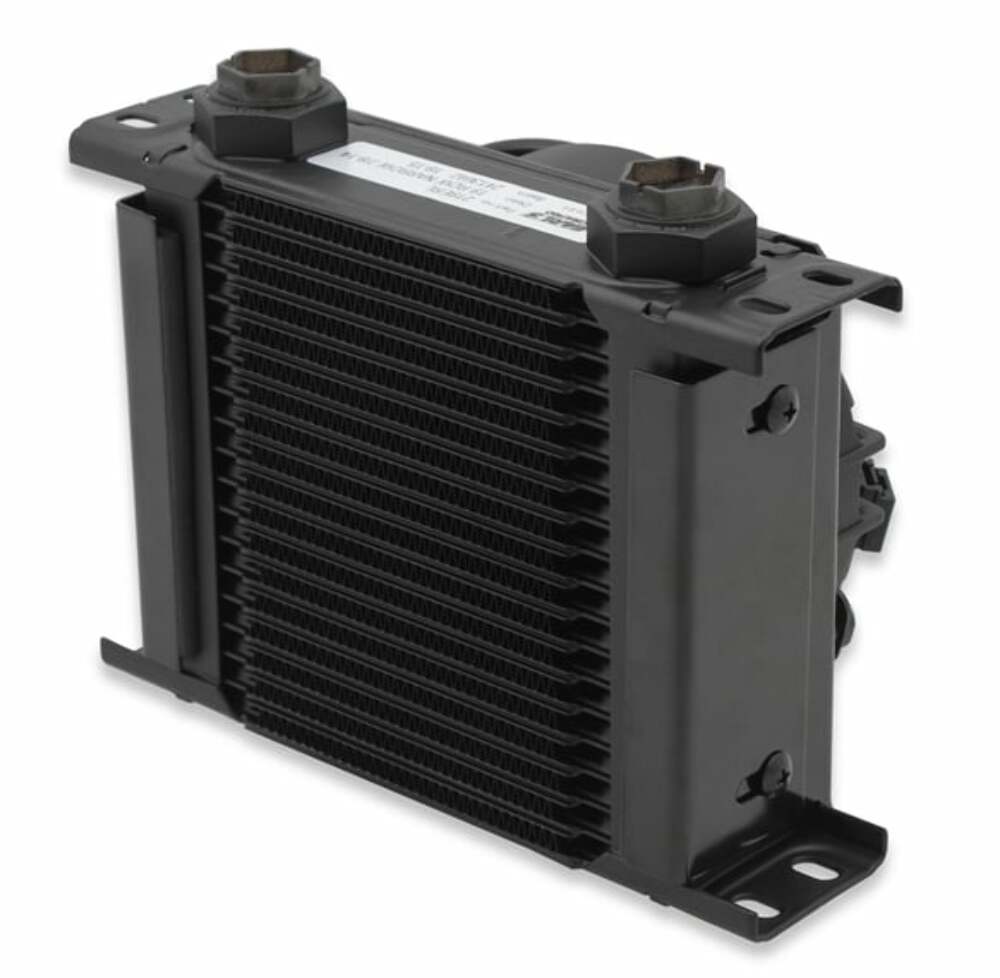 Earls UltraPro Oil Cooler w/Fan 19 Rows Cooler 10 O-Ring BossFemalePort FP219ERL