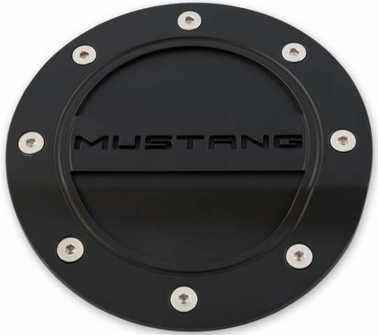 Fuel Door Comp Series Black Logo fits Ford Mustang 15-19 Drake -FR3Z-6640526-MA muscle car