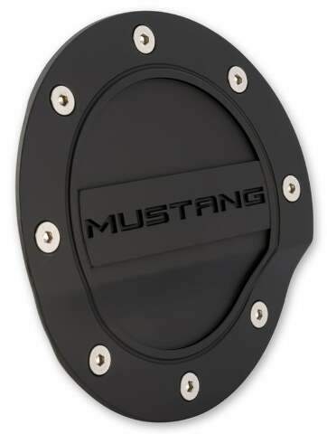 Fuel Door Comp Series Black Logo fits Ford Mustang 15-19 Drake -FR3Z-6640526-MA muscle car