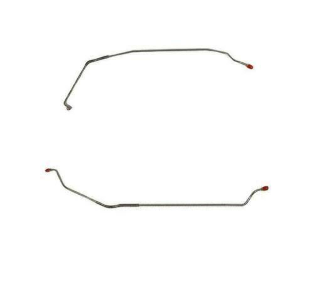 Brake Line for 1967 Pontiac Firebird Rear Axle Lines 2 Piece Stainless stainless steel
