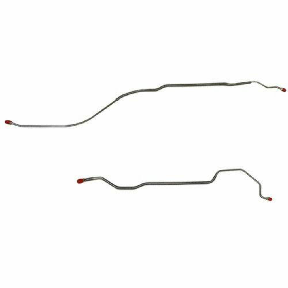Brake Line for 1968 Chevy Camaro Rear Axle Lines with Multi-Leaf Rear Spring stainless steel