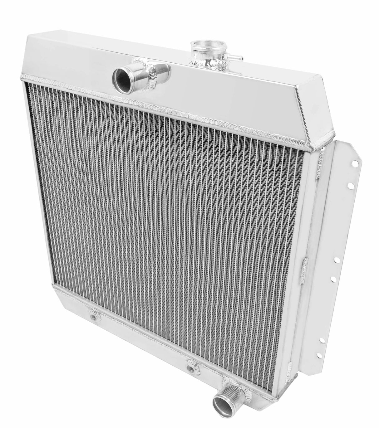 Aluminum Radiator - 3 Row - FB229 for 1953-1954 Chevy Corvette polished