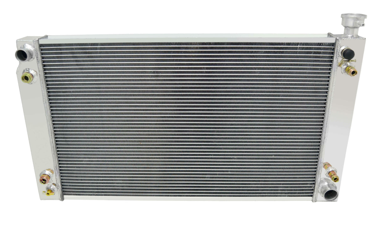 Aluminum Radiator- 3 Row - FB284 for Ford polished