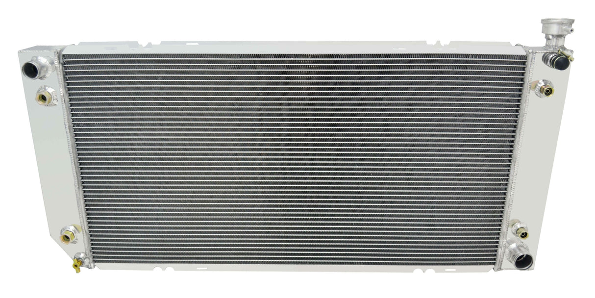 Aluminum Radiator- 3 Row - FB287 for Ford polished